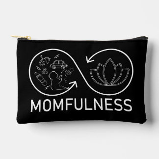 Pochette À Accessoires Momfulness Lotus Infinity Bébé Chaos Dessin au tra