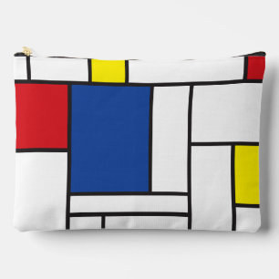 Pochette À Accessoires Mondrial Minimaliste Géométrique De Stijl Art Mode