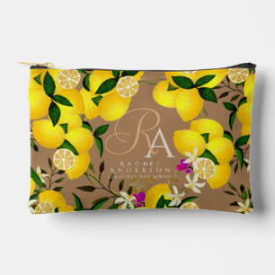 Pochette À Accessoires Monogramme citron Brown