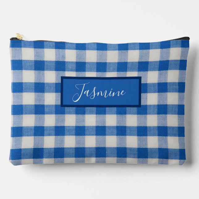 Pochette À Accessoires monogramme de nom personnalisé (Recto)
