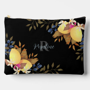 Pochette À Accessoires Monogramme noir chic citron