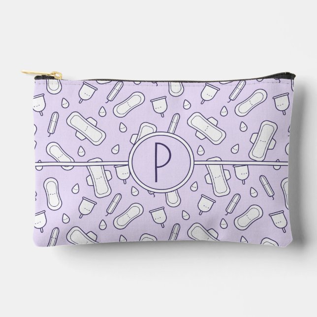 Pochette À Accessoires Monogramme violet mignon période cartonnée (Recto)