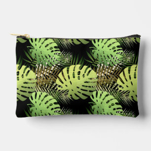 Pochette À Accessoires Monstera palm jungle tropicale feuille