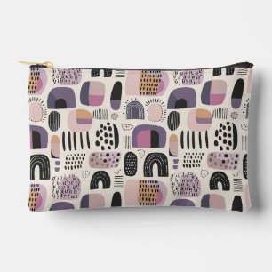 Pochette À Accessoires Motif abstrait géométrique bohème