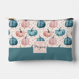 Pochette À Accessoires Motif d'automne Citrouille aquarelle