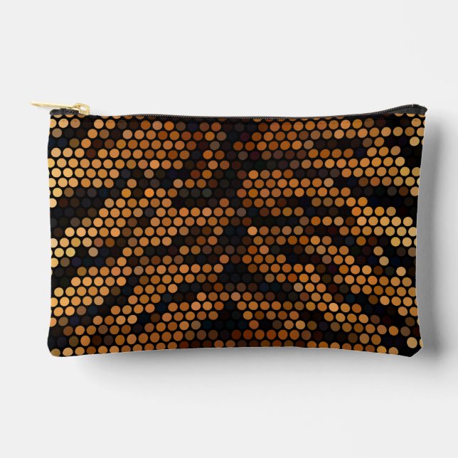 Pochette À Accessoires Motif de couleur de tigre Mignon  (Recto)