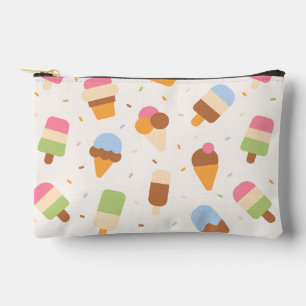 Pochette À Accessoires Motif de crème glacée, cône de crème glacée, Popsi