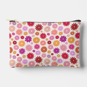 Pochette À Accessoires Motif de floraisons colorées