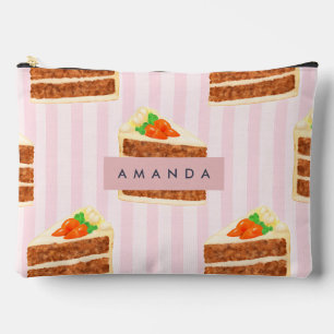 Pochette À Accessoires Motif de gâteau de carotte Whimsical personnalisé