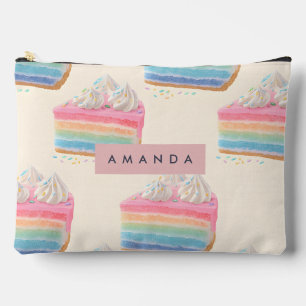 Pochette À Accessoires Motif de gâteau Whimsical Personnalisé