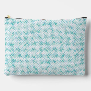 Pochette À Accessoires Motif de métaball bleu