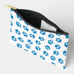 Pochette À Accessoires Motif De Pailles, Paniers De Chien, Paniers Bleus