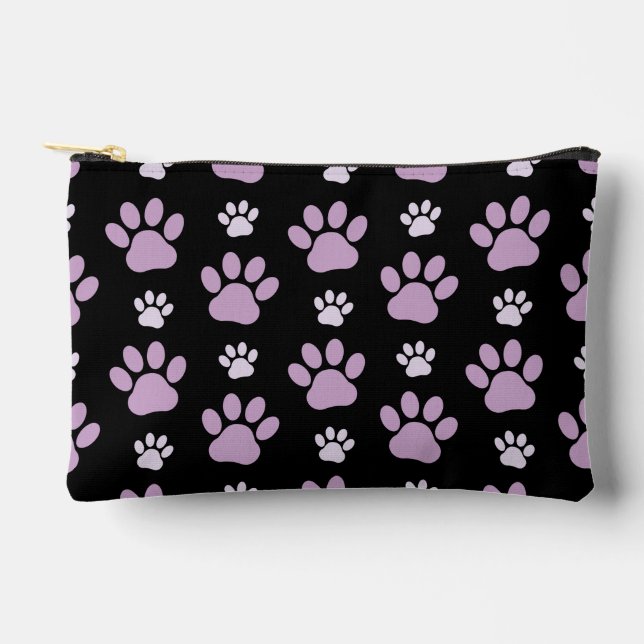 Pochette À Accessoires Motif De Pâtes, Pâtes Lilac, Pâtes De Chien, Empre (Recto)