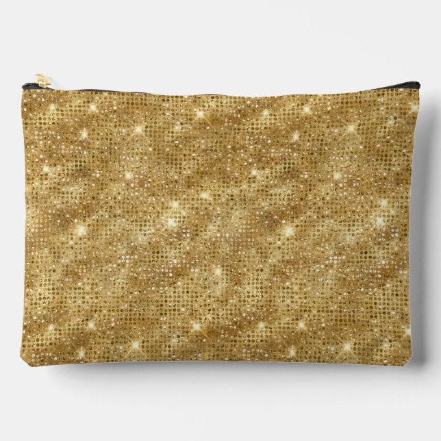 Pochette À Accessoires Motif de séquence d'or (Recto)
