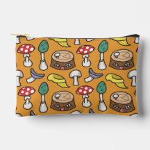 Motif de souche d'arbre champignon