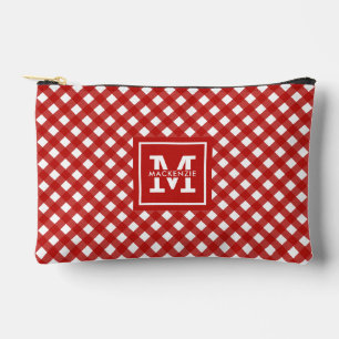 Pochette À Accessoires Motif En vichy personnalisé