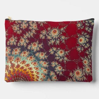 Pochette À Accessoires Motif floral en spirale