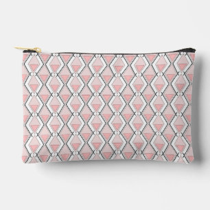 Pochette À Accessoires Motif géométrique beige rose