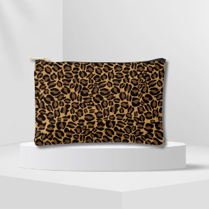 Pochette À Accessoires Motif Imprimé Léopard Safari Jungle