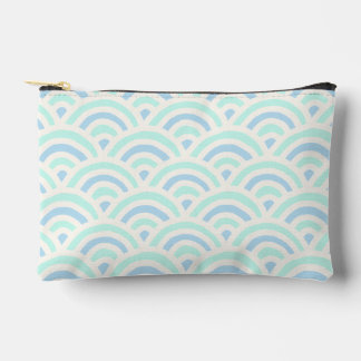 Pochette À Accessoires Motif japonais pastel Kawaii Seigaiha