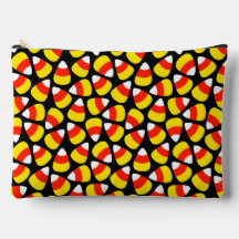 Motif Maïs en Bonbons Noir Halloween