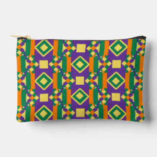 Pochette À Accessoires Motif multicolore Abstrait avec diamants