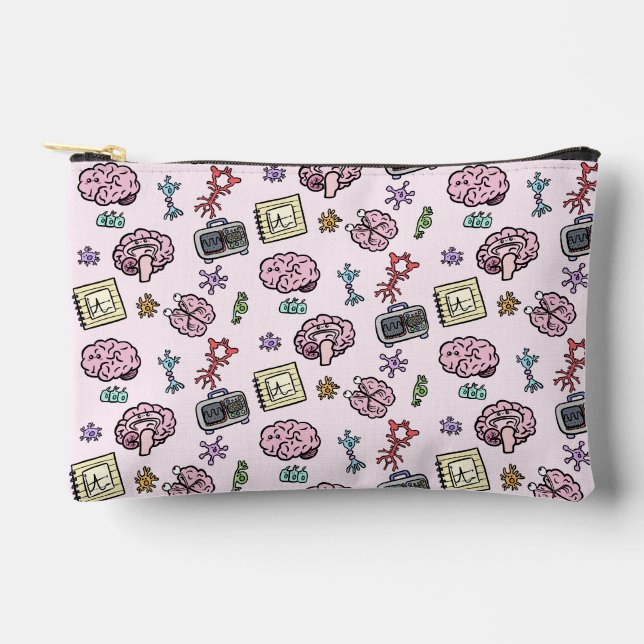 Pochette À Accessoires Motif Neuroscience mignon (Recto)