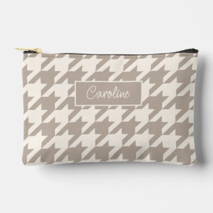 Pochette À Accessoires Motif neutre ivoire Taupe beige pied