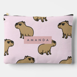 Pochette À Accessoires Motif Pastel Cute Dog personnalisé