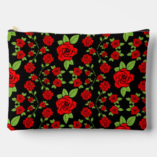 Pochette À Accessoires Motif rose Accueil Cadeaux