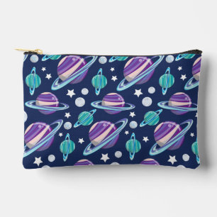 Pochette À Accessoires Motif spatial, Planètes, Étoiles, Galaxie, Cosmos