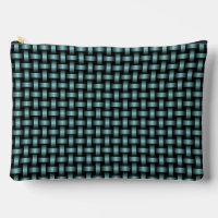 Motif Tissé Noir Bleu Grand