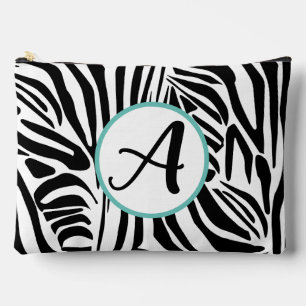 Pochette À Accessoires Motif Zèbre