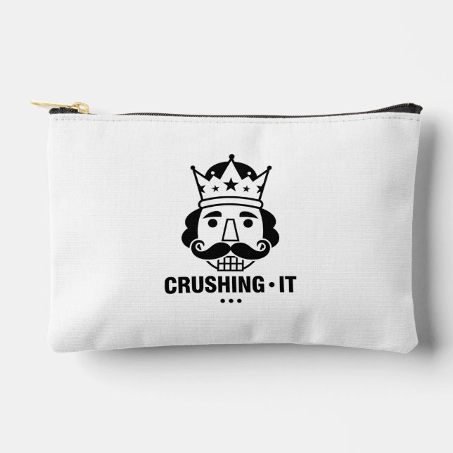 Pochette À Accessoires Motivational Crushing It Daily Hustle Mindset Succ (Recto)