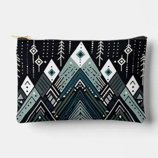 Pochette À Accessoires Mountain Peaks Tribal Géométrique