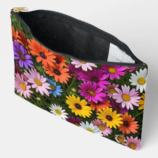 Pochette À Accessoires Multicolored Daisy Flowers Pouch