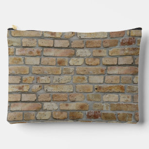 Pochette À Accessoires Mur de briques brunes Un motif original