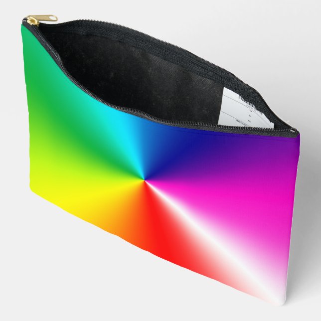 Pochette À Accessoires Neon Rainbow Vortex (Ouvrir)