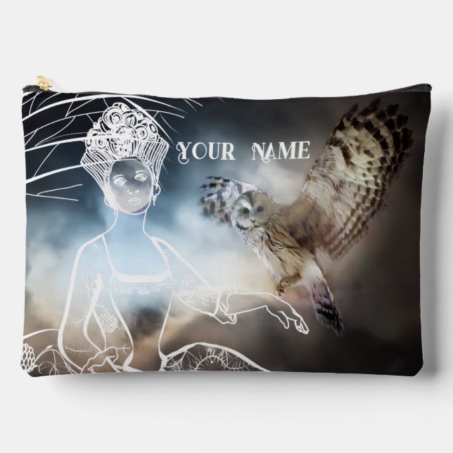 Pochette À Accessoires Night Owl and Lady (Recto)