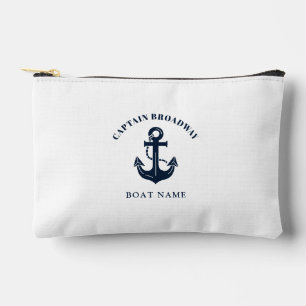 Pochette À Accessoires Nom de bateau personnalisé et identité nautique du