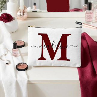 Pochette À Accessoires Nom et lettre personnalisés