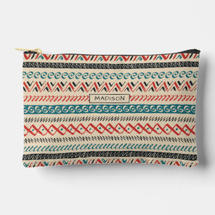 Pochette À Accessoires Nom personnalisé Motif mexicain/aztèque
