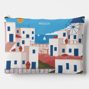 Pochette À Accessoires Nom personnalisé Mykonos Grèce