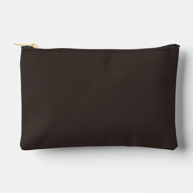 Pochette À Accessoires Noyer solide, Brown, (Recto)