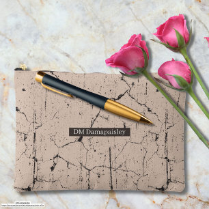 Pochette À Accessoires OEuvre en bois arrière - plan cool personnalisée