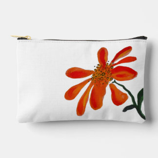 Pochette À Accessoires Orange flower by Lydia's Art Sangria