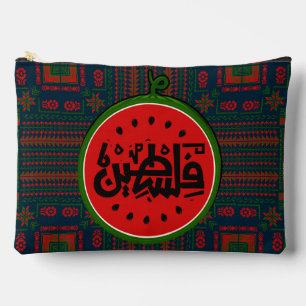Pochette À Accessoires Palestine watermelon-Palestine Arabe mot"français"