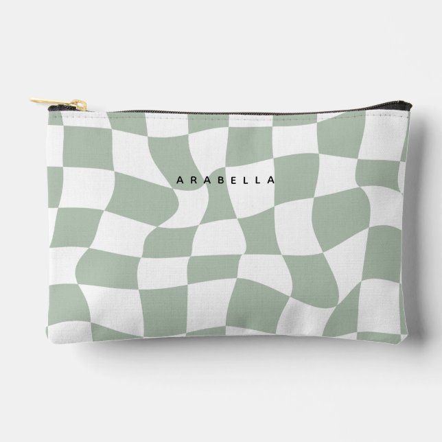 Pochette À Accessoires Panneau de contrôle dépoli vert Sage (Recto)
