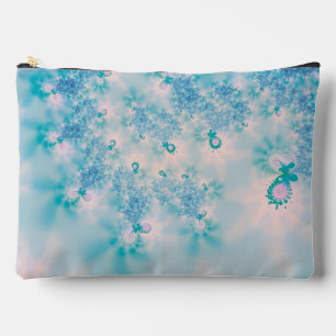 Pochette À Accessoires Papillon d'art de méditation bleu calme