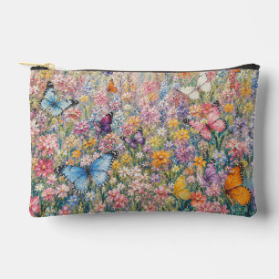 Pochette À Accessoires Papillons du Paradis – Une Fleur Sauvage Colorée
